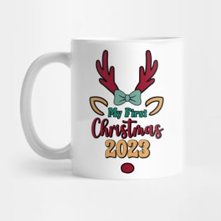 My First Christmas Reindeer Mug